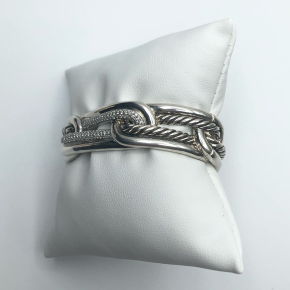 David Yurman Labyrinth Link Bracelet w/ Diamonds - Picture 5 of 15